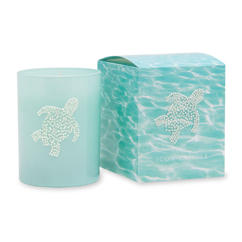 Scented Jar Candle with Glass Holder