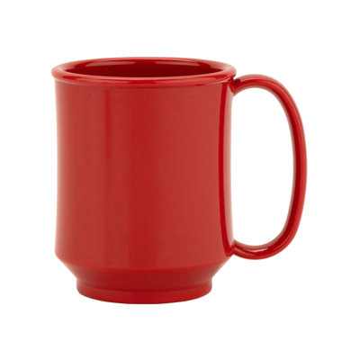 GET BPA-Free Plastic Easy Grip Large Handled Mug, 8 Ounce (Set of 12)