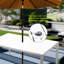 Mobilier de patio 7 pièces en aluminium