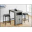 Modern 48-Inch Rectangular Counter Height Dining Table with Built-In Storage, Perfect for Small Kitchens and Dining Areas.-403033137