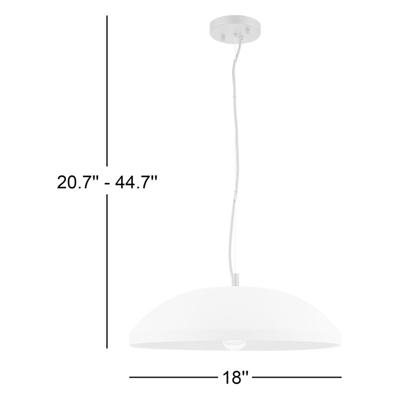 Luminaire suspendu 1 lumière Zac