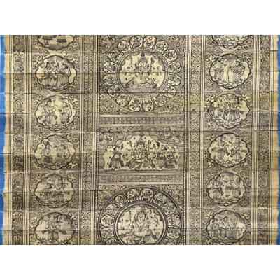 Histoire de la naissance de Ganesha | Pattachitra, peinture sur feuille de palmier