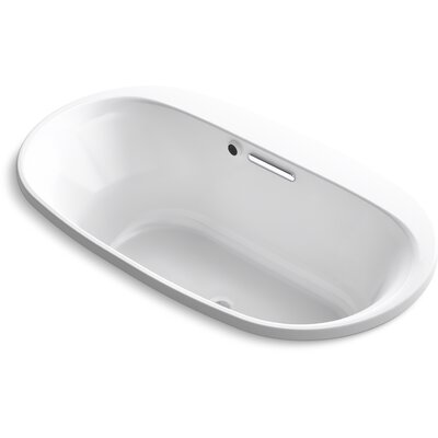 Underscore Collection K-5715-W1-0 66"" x 36"" x 22"" Drop-In Soaking Bath Tub with Integral Lumbar Support  Slotted Overflow  Bask Heated Surface and -  Kohler, K5715W10