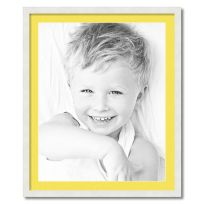 Wood Matte Picture Frame with Mat