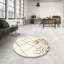 Tapis contemporain beige / rouge-798609573