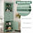 Triangle Tall Cabinet With 3 Drawers And Adjustable Shelves For Bathroom, Kitchen Or Living Room, MDF Board With Painted Finish-969596882