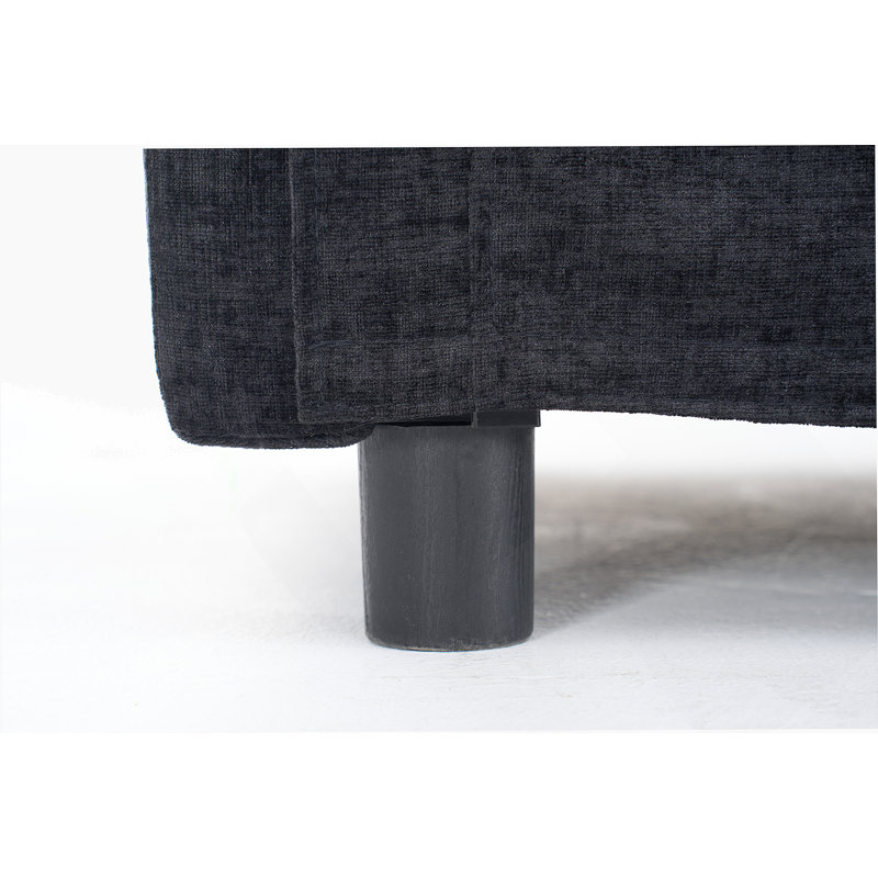 108" L Shaped Modern Sofa Modular Sectional Cloud Couch With Ottoman, 4-Seat Chenille Deep Seat Sofa With Pillow For Living Room, Bedroom And Apartment