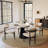 47" Vera Modern Round Dining Table, Sintered Stone Tabletop With Carbon Steel Pedestal Base for Kitchen-90661995-101203444-114647982