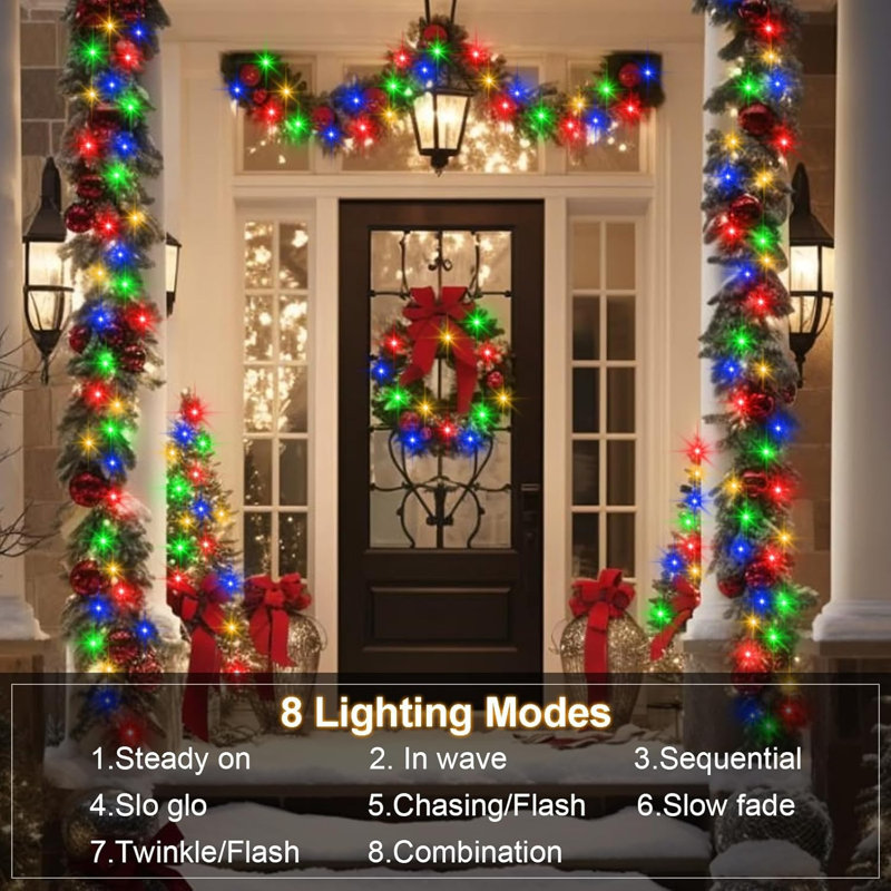 4 Pack Clear Wire Rgby 1 String Lights 16.5ft