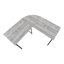 Computer Desk, Home Office, Corner, 55"L, L Shape, Work, Laptop,  Laminate,  Metal, Contemporary, Modern-879401131