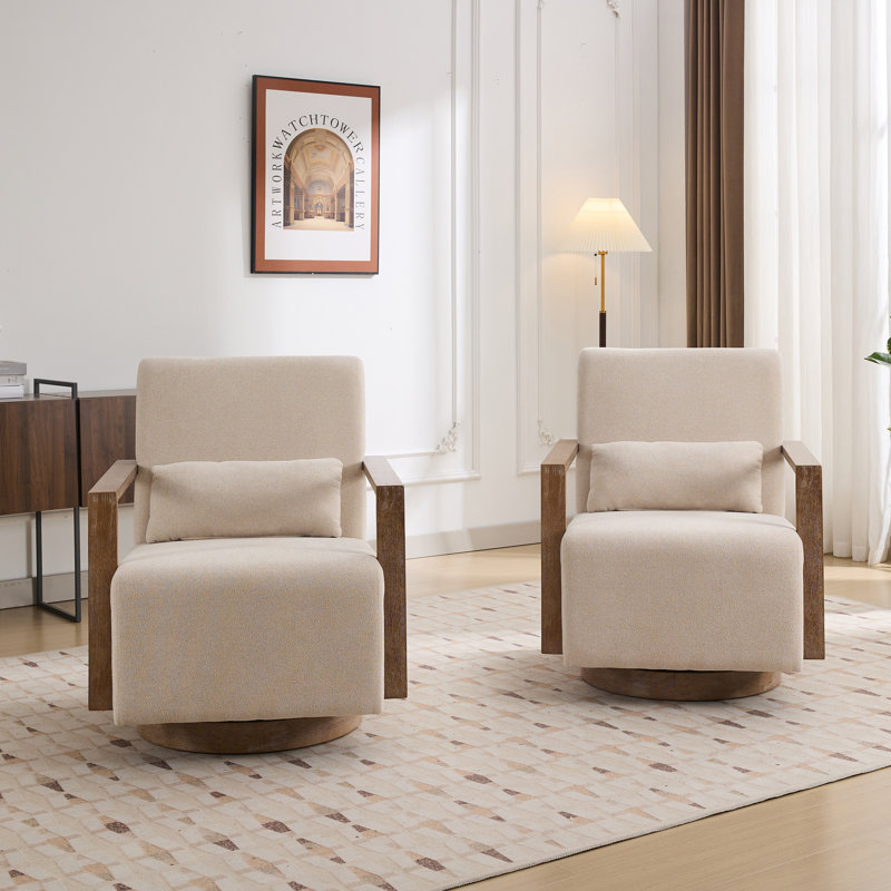 Fauteuil Mulbury, Beige