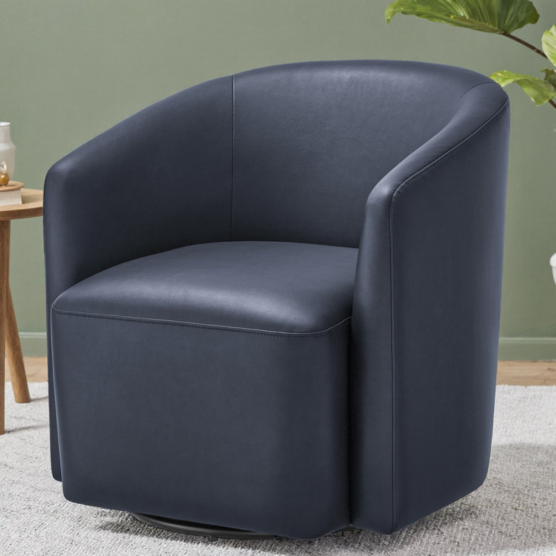 Fauteuil demi-tonneau Armino, Blue