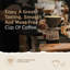 240 Size 100 Brown Coffee Filter Paper Cones