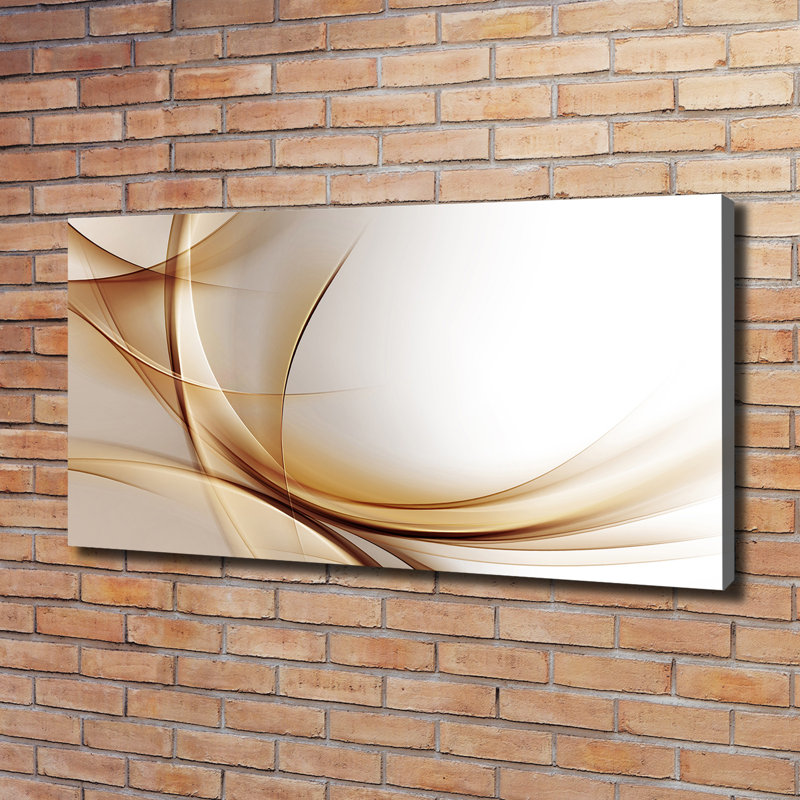 Waves Abstraction - Wrapped Canvas Print