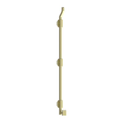 Deltana FPGM2626D 26" Modern Offset Surface Bolt, HD, Solid Brass in Brushed Chrome