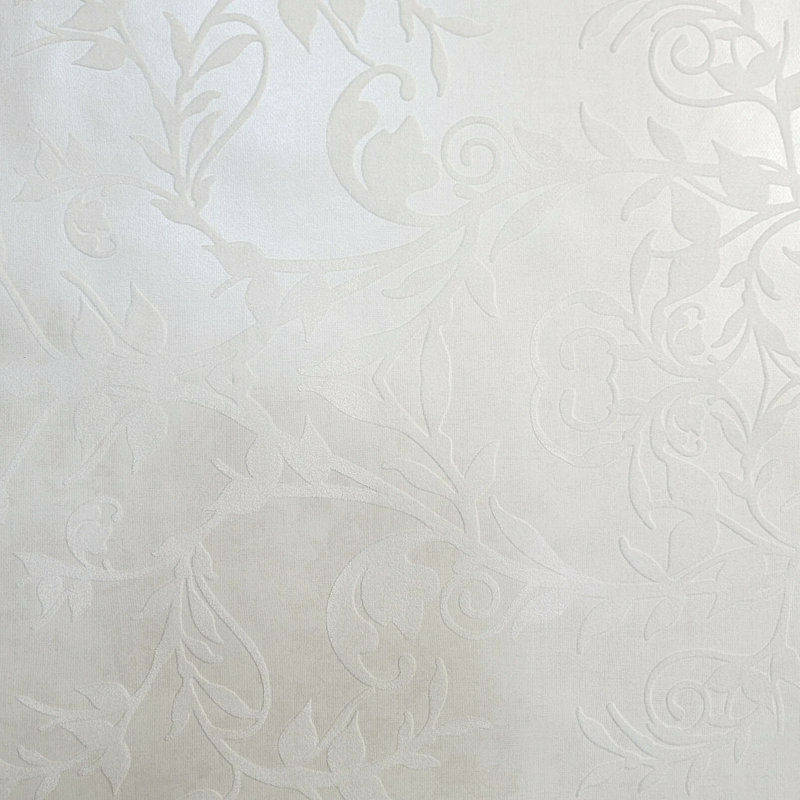 Rouleau de papier peint Khara Flocking Off White