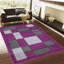 Havana Geometric Purple Grey Large Rugs – Modern Living Room Carpet, Bedroom & Hallway Runner | Soft, Non-Shedding, Stain Resistant Floor Mat-1243119440