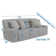 Neal Power Reclining Sofa with Zero Gravity