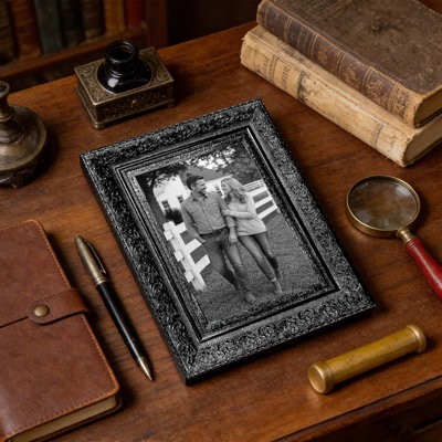 Cadre photo indémodable 1 pièce 11 "x 14" noir pour présentoir anniversaire
