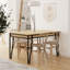 Pal Rectangular Dining Table with Iron Base-2109058927