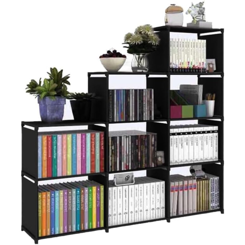 Makenzey Bookcase, Black
