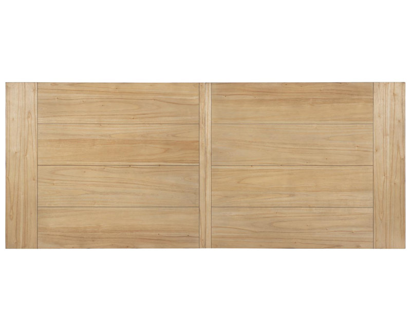 Trestle Dining Table (Two 12" Leaves, Seats up to 12), Tan, Tan