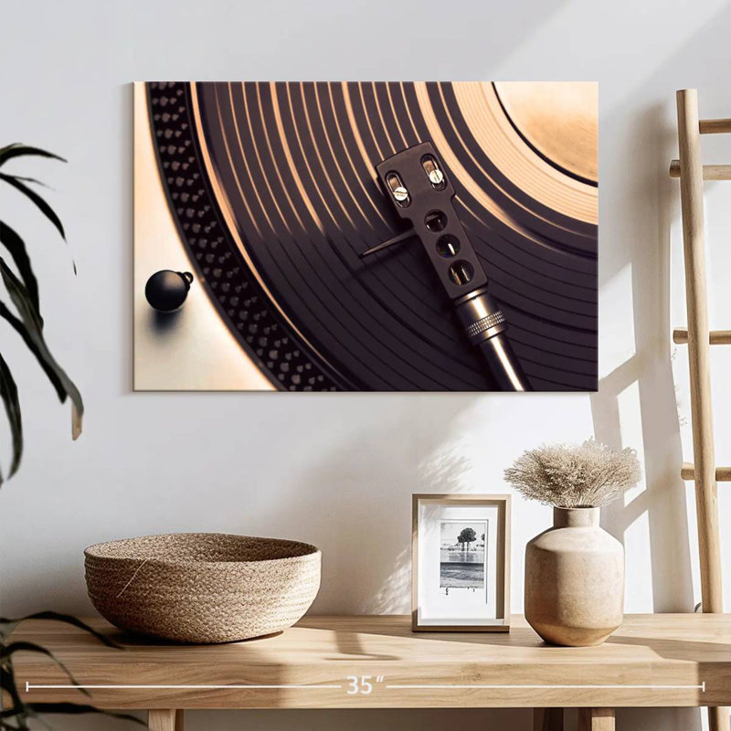 Abarca Vinyl On Turntable, 16" H x 24" W