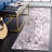 Faux Hide Performance Machine Washable Geometric Rug-1709541052