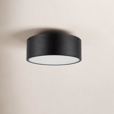 Mossy 2-Light Drum Flush Mount