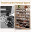 28 Pair Stackable Shoe Rack