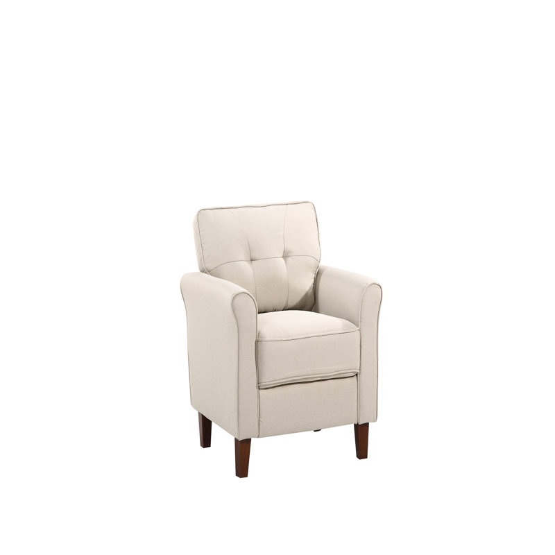 Chaise d'appoint Mid-Century, Beige