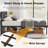 Kempst Queen Bed Frame with Wood Headboard and Footboard, Farmhouse Industrial Black Platform Bed with Under-Bed Storage, Mattress Foundation with Heavy Duty Slats Support, No Box Spring Needed, Noise Free, Easy Assembly-764581690-734330215