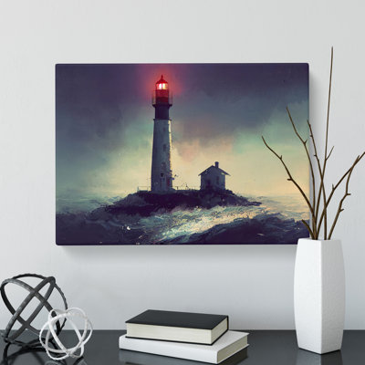 Victorious Lighthouse - Wrapped Canvas