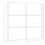 2 Door Manufactured Wood Wardrobe
