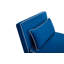Fauteuil-lit moderne en velours pliable avec passepoil - dossier réglable à 3 positions, se transforme en lit en 10 secondes, comprend un oreiller et un canapé-lit bleu pour économiser de l'espace-318797854