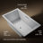 Underscore 60" x 32" Drop In Soaking Acrylic Bathtub-101430149-10978150