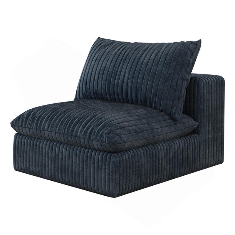 1 siège du milieu + 1 repose-pieds-BLEU, Bleu