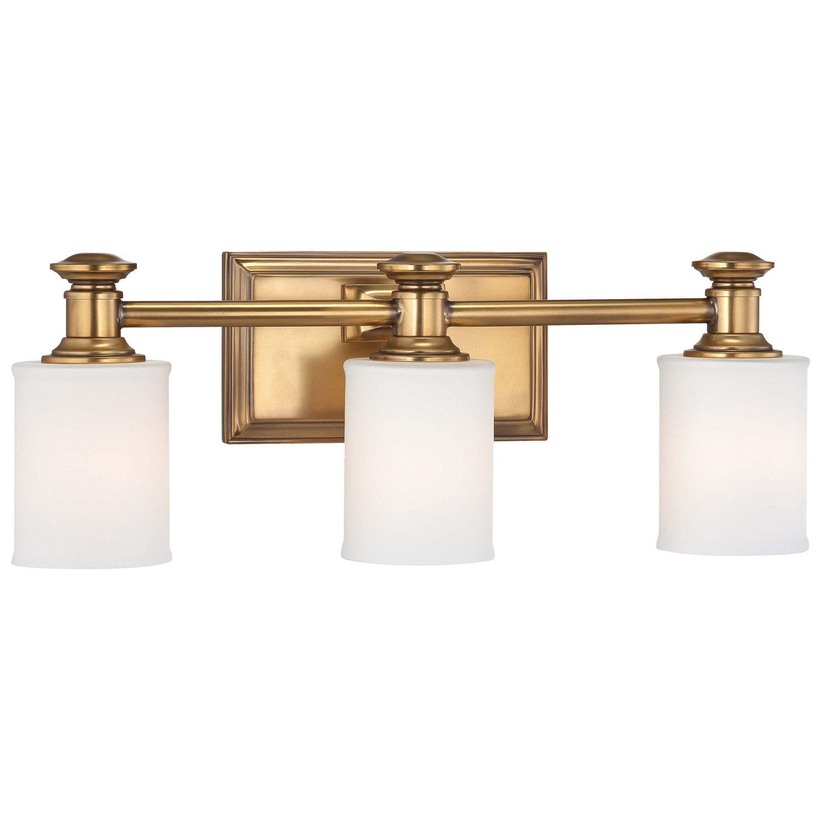 Everlee 3 Light Dimmable Vanity Light, Liberty Gold