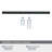 Monument 7-9/16 inch (192mm) Center-to-Center Matte Black Cabinet Pull-92162492
