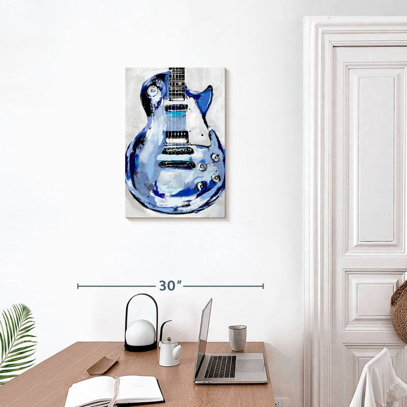 Abarca Electric Blues I, 24" H x 16" W