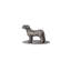 Glass Cookie Jar with Dog Finial