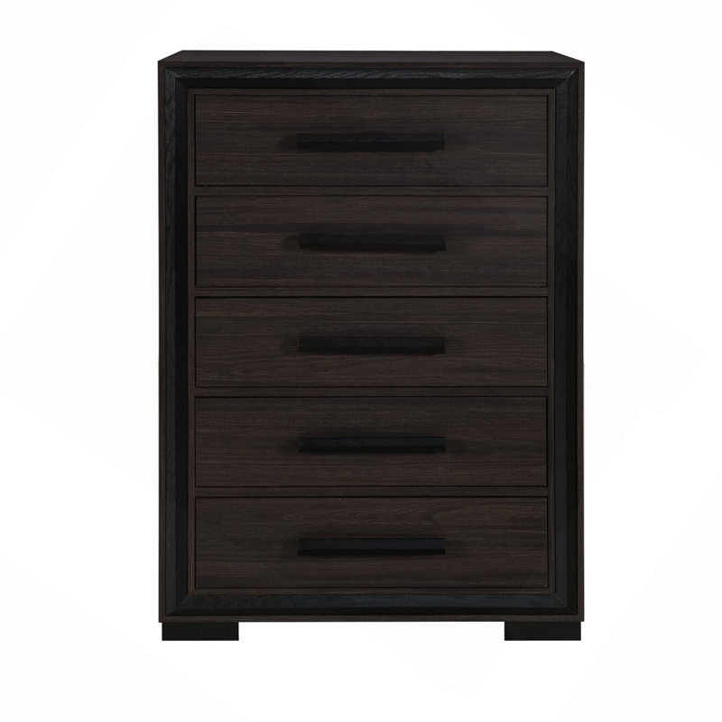 Commode à finition élégante, Brun