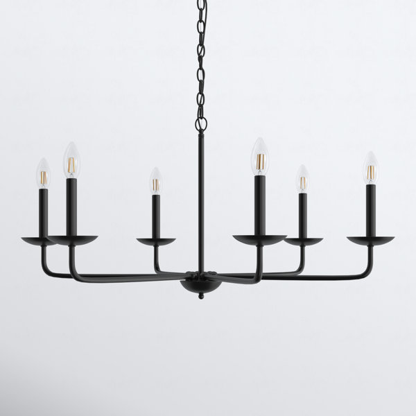 Shades of Light - Elevated Boho 2021 - Minimalist Iron Ring Chandelier - 12  Light