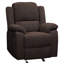 Fauteuil inclinable et oscillant avec accoudoirs coussinés