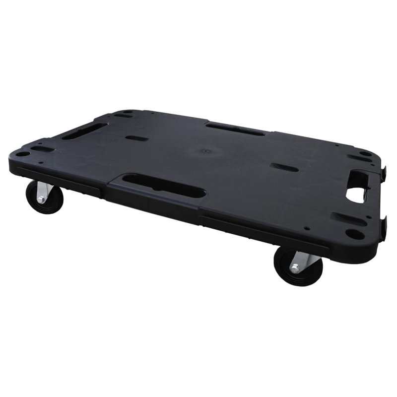 12cm H x 58cm W x 38cm D 543kg Polypropylene Furniture Trolley