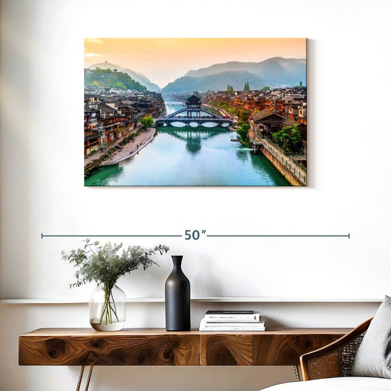 Lilie Fenghuang Bridge, H 24 po x l 36 po