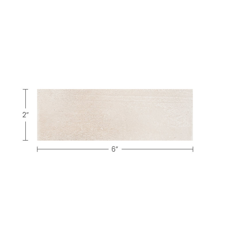 Rena 2X6 Chalk White Matte, White