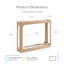 Table console Nolan 47,3 po avec éclairage DEL et plateau-135888019