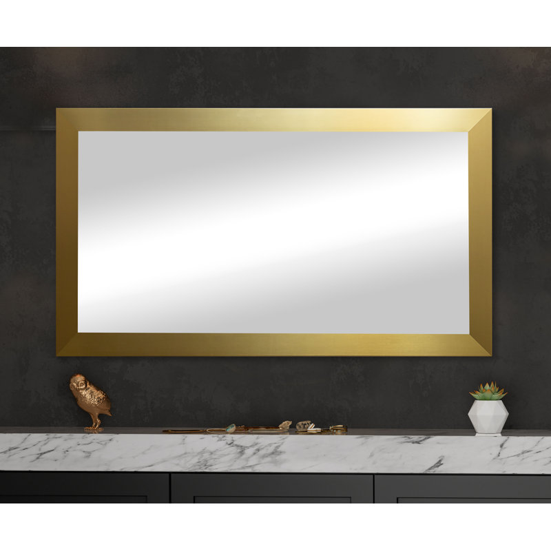Coles Engineered Wood Flat Wall Mirror, 35.5" x 59"