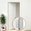 vidaXL Hinge Silver Steel Silent Bearing Door Frame Smooth Operation